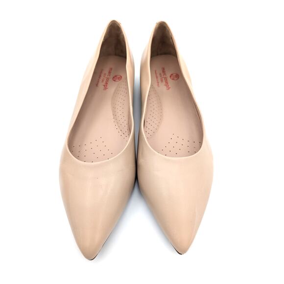 Marc Joseph New York Bianca Pointed Toe Pump Women's Beige Size US8.5 EU39 - Picture 12 of 13